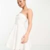 Forever New Petite Bandeau Mini Dress In Ivory For Women -Layered Dress 204337542 1 ivory