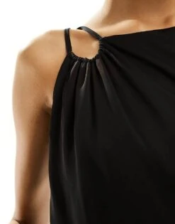 Forever New Ever New Sheer Contrast Maxi Dress In Black For Women 10 Forever New Ever New Sheer Contrast Maxi Dress In Black For Women -Layered Dress 205711868 4