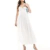 Forever New Ever New Milkmaid Midi Dress In White For Women Ivory -Layered Dress 205869213 1 ivory