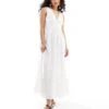 Forever New Bow Detail Midaxi Dress In Ivory For Women -Layered Dress 206482751 1 ivory