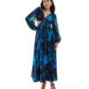 Forever New Cut-out Midaxi Dress In Cobalt Floral For Women