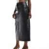 Forever New Leather Look Midi Skirt In Black For Women 1 Forever New Leather Look Midi Skirt In Black For Women -Layered Dress 206761629 1 black