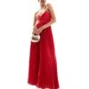 Forever New Pleated Maxi Dress In Red For Women -Layered Dress 206930282 1 red