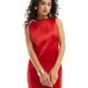 Forever New Low Back Mini Dress In Red For Women
