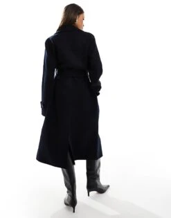 Forever New Oversized Formal Coat In Navy For Women -Layered Dress 207051898 3