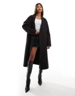 Forever New Formal Coat In Deep Brown For Women -Layered Dress 207051914 3