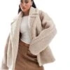 Forever New Borg Jacket In Cream For Women -Layered Dress 207051954 1 cream