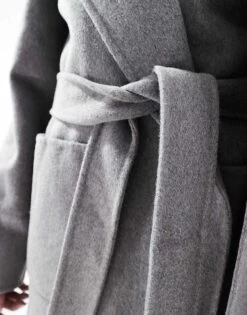 Forever New Scarf Coat In Charcoal For Women -Layered Dress 207051978 4