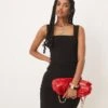 Forever New Asymmetric Fitted Midaxi Dress In Black For Women -Layered Dress 207241112 1 black