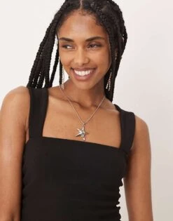 Forever New Asymmetric Fitted Midaxi Dress In Black For Women -Layered Dress 207241112 3