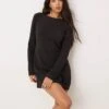 Forever New Long Sleeve Embellished Back Mini Dress In Black For Women -Layered Dress 207241168 1 black