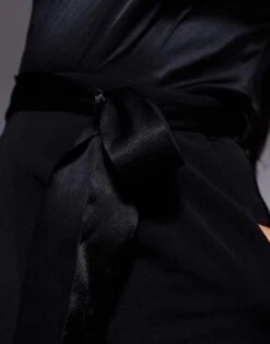 Forever New High Neck Jumpsuit In Black For Women -Layered Dress 207706891 3