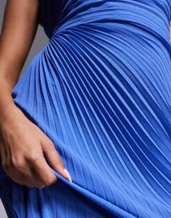 Forever New One Shoulder Pleated Maxi Dress In Blue For Women -Layered Dress 207707017 3