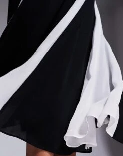 Forever New Contrast Maxi Dress In Monochrome For Women -Layered Dress 207707057 4