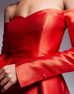 Forever New Structured Mini Dress In Red For Women -Layered Dress 207707195 3