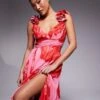 Forever New Petite Rosette Maxi Dress In Red Floral For Women -Layered Dress 207709576 1 redfloral