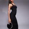 Forever New Halter Neck Midi Dress In Black For Women -Layered Dress 207823006 1 black