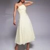 Forever New Asymmetric Midaxi Dress In Lemon For Women